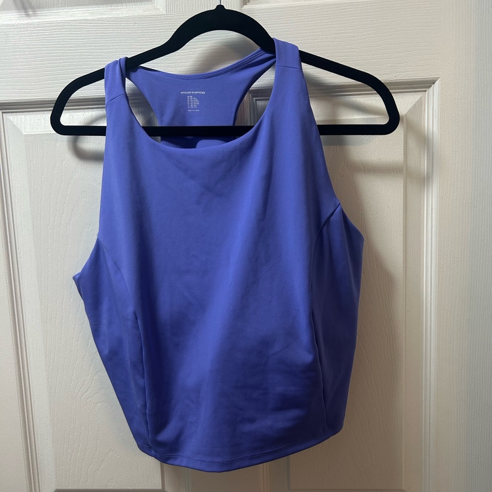 Purple Athletic CropTank Top NWOT 3X